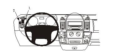Brodit ProClip GPS, PDA und Handy Auto-Halterung für BMW Compact